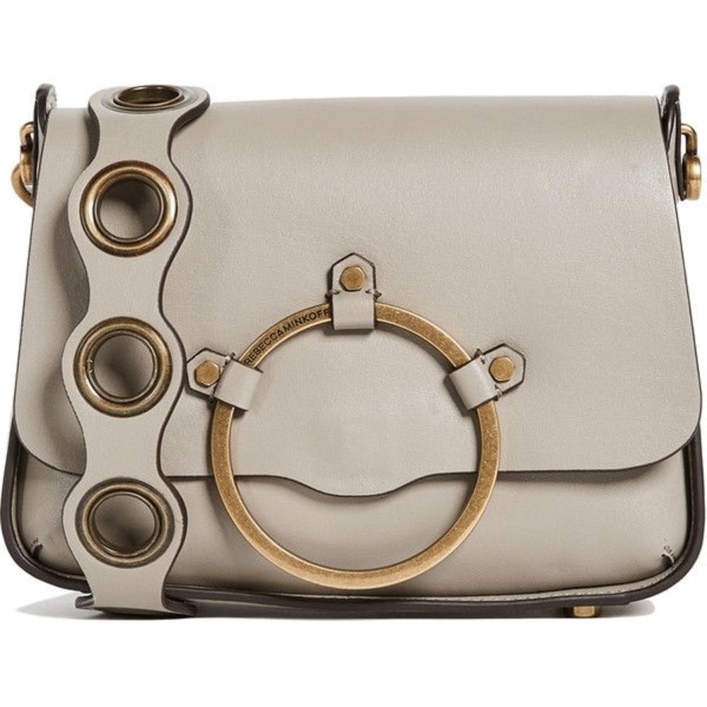 Ring Shoulder Bag leather taupe ✨✨